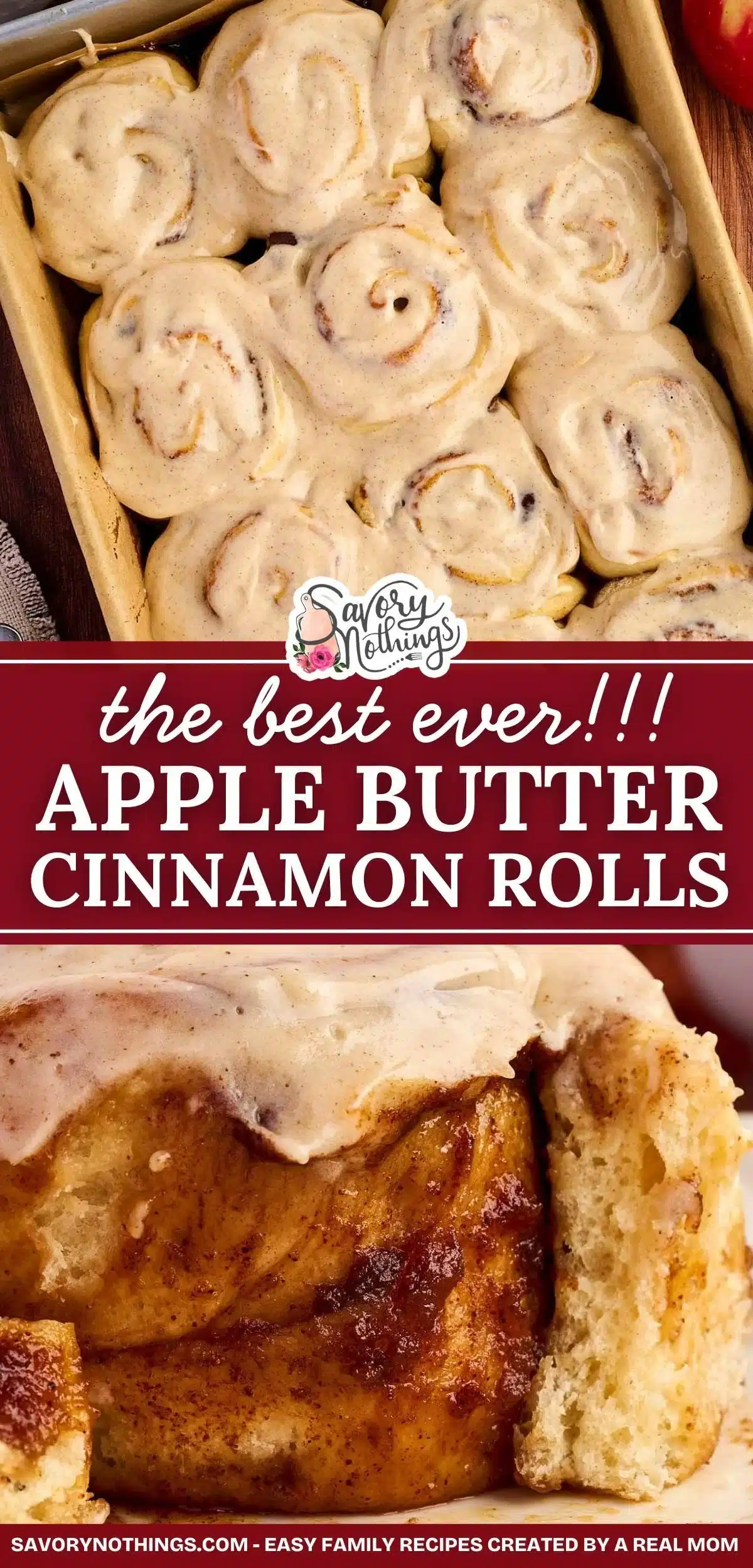 Apple Butter Cinnamon Rolls (Soft, Fluffy & Filled with Cozy Fall Flavor) | Easy apple butter cinnamon rolls with yeast, Cinnamon rolls with apple butter and raisins, Cinnamon rolls recipe