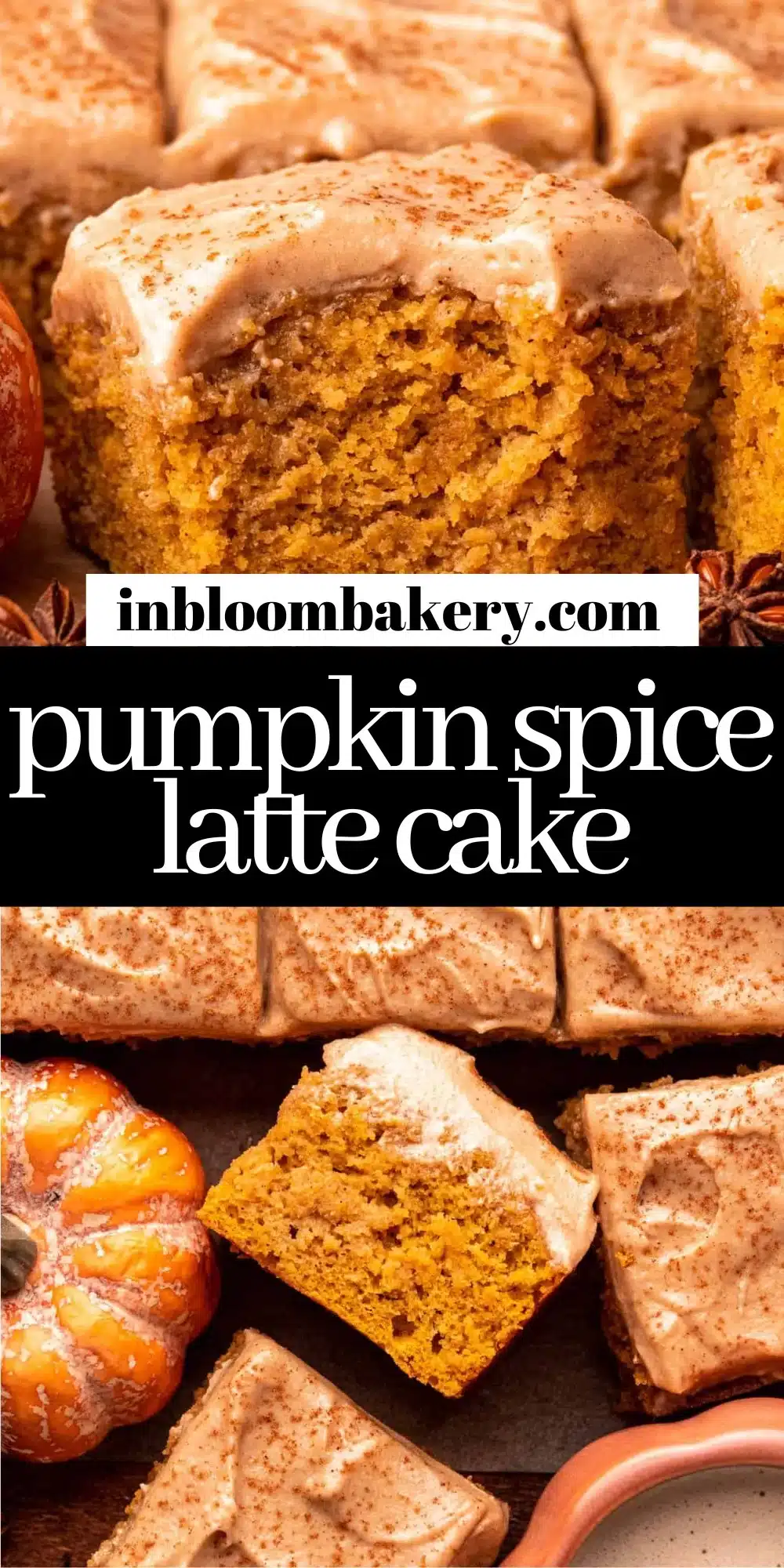Pumpkin Spice Latte Cake - In Bloom Bakery